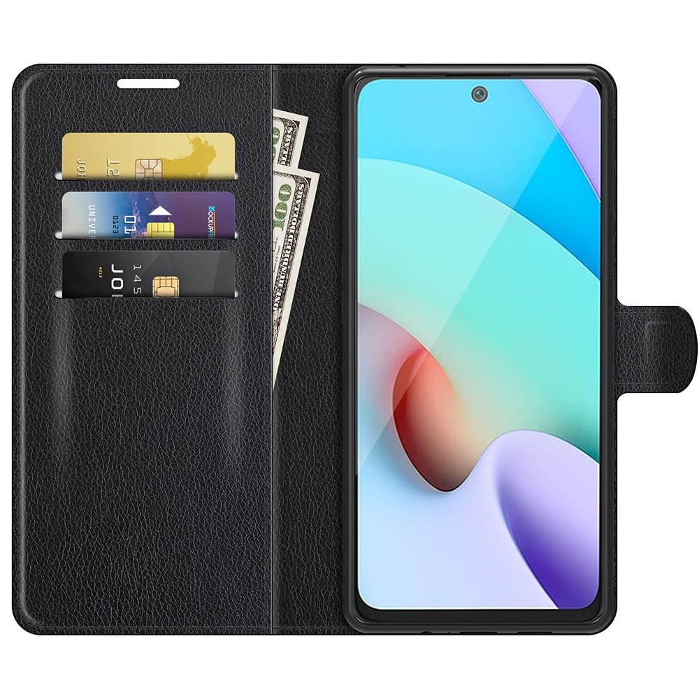 Xiaomi Redmi 10 Wallet Book Cover Black