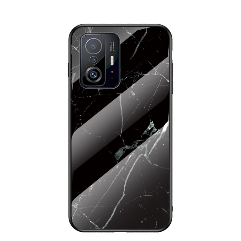 Xiaomi 11T/11T Pro Tempered Glass Case Black Marble