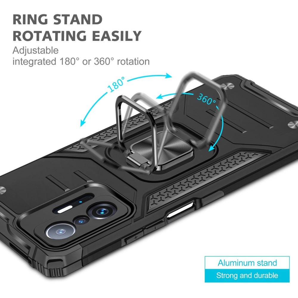 Xiaomi 11T/11T Pro Hybrid Case Tech Ring Black