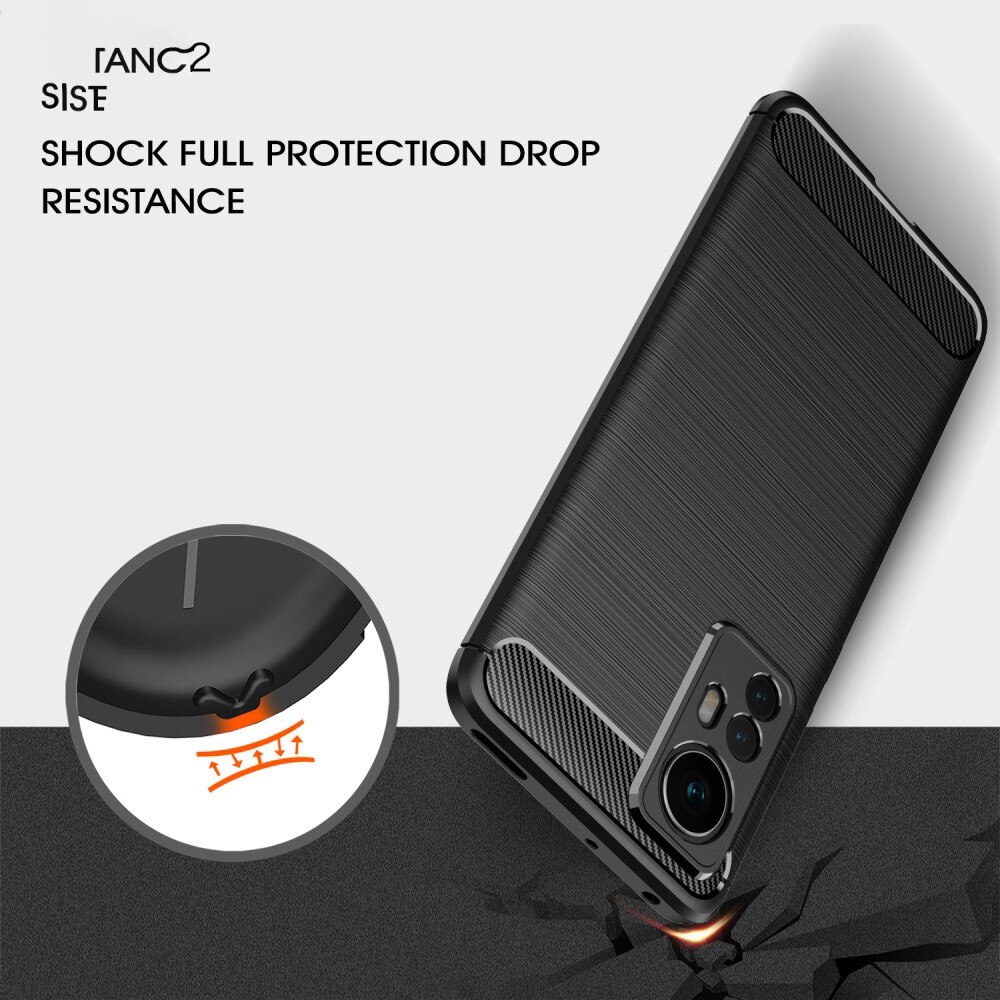 Xiaomi 12 Brushed TPU Case Black