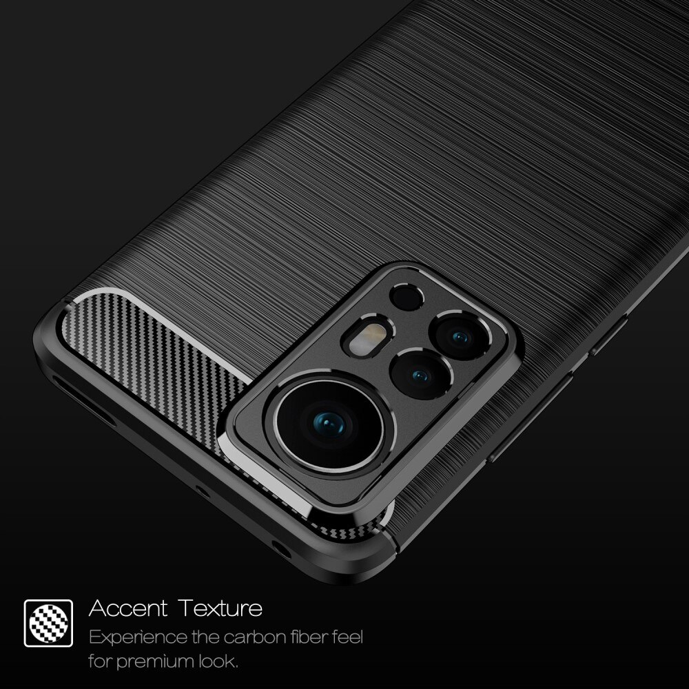 Xiaomi 12 Pro Brushed TPU Case Black