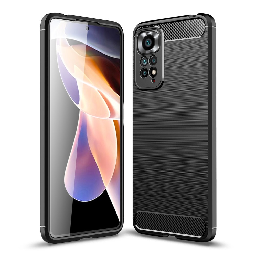 Xiaomi Redmi Note 11 Pro Brushed TPU Case Black