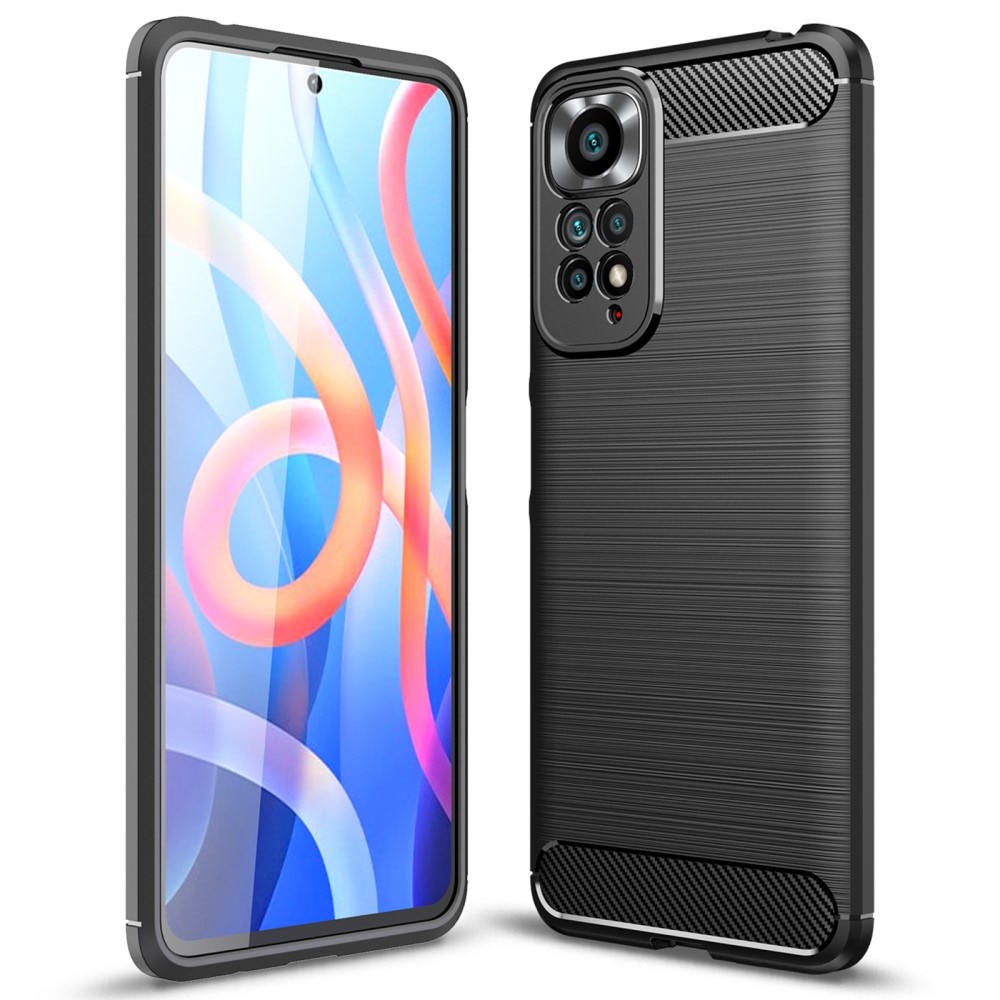 Xiaomi Redmi Note 11 Brushed TPU Case Black