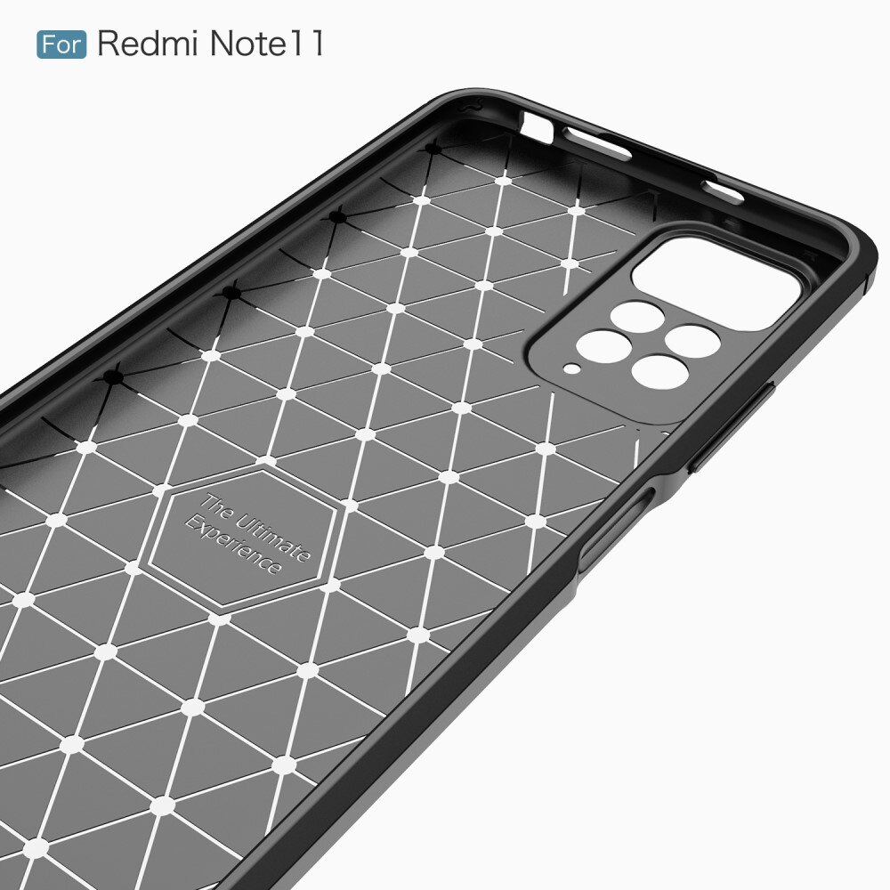 Xiaomi Redmi Note 11 Brushed TPU Case Black