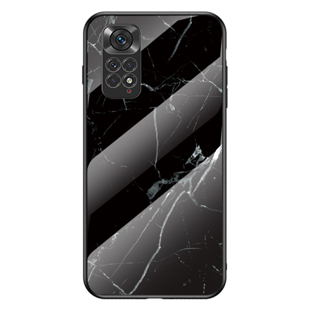 Xiaomi Redmi Note 11 Tempered Glass Case Black Marble