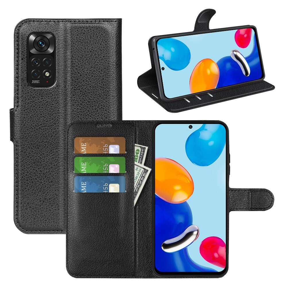 Xiaomi Redmi Note 11 Wallet Book Cover Black