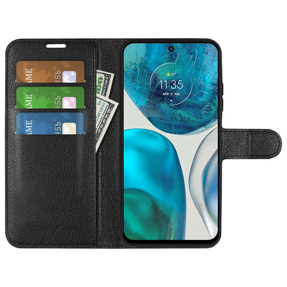 Motorola Moto G52 Wallet Book Cover Black