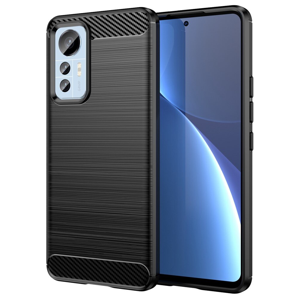Brushed TPU Case Xiaomi 12 Lite Black