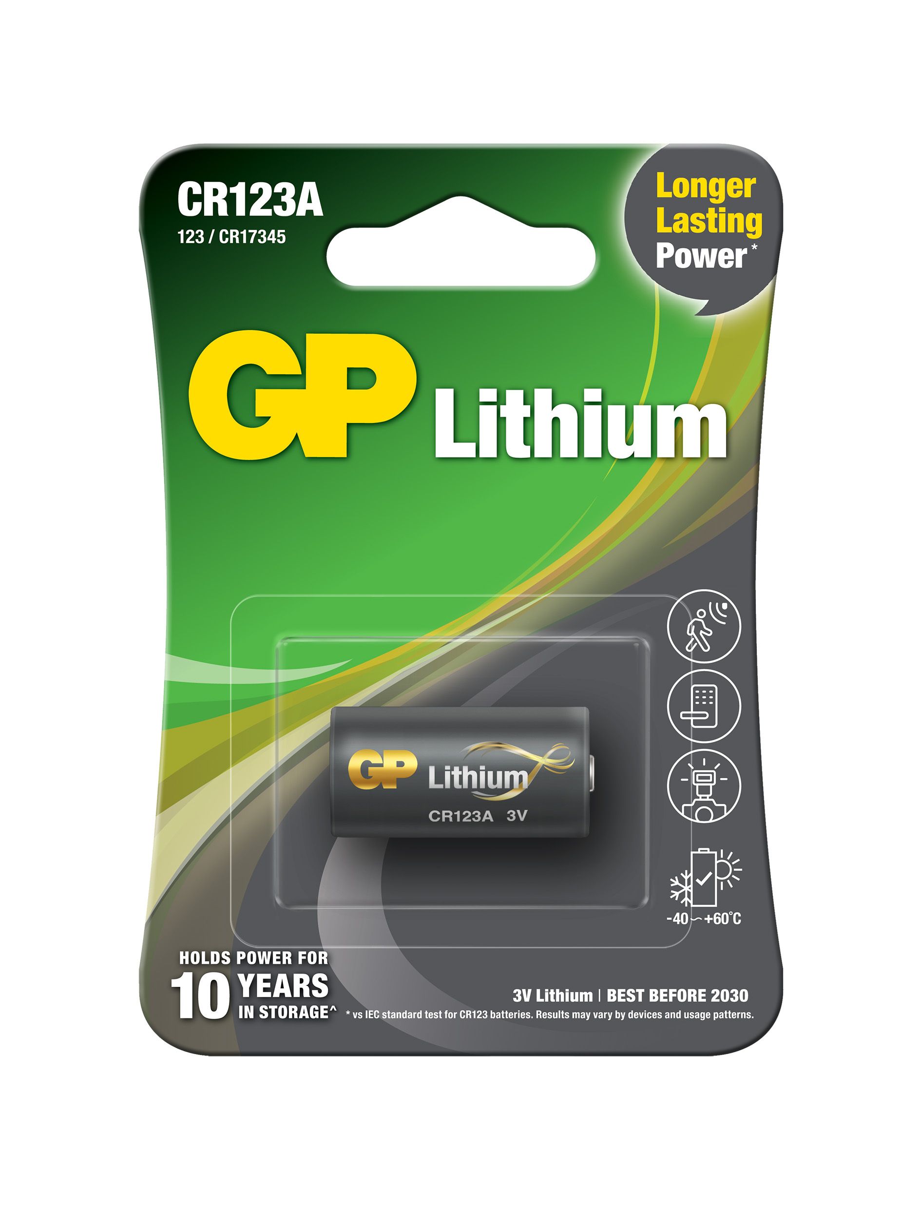 Lithium battery CR123A