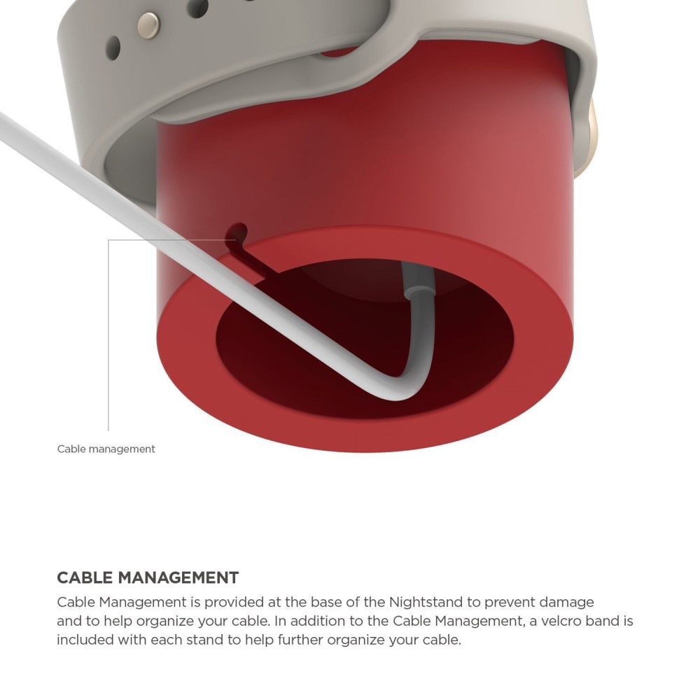 Apple Watch Charging Stand Red