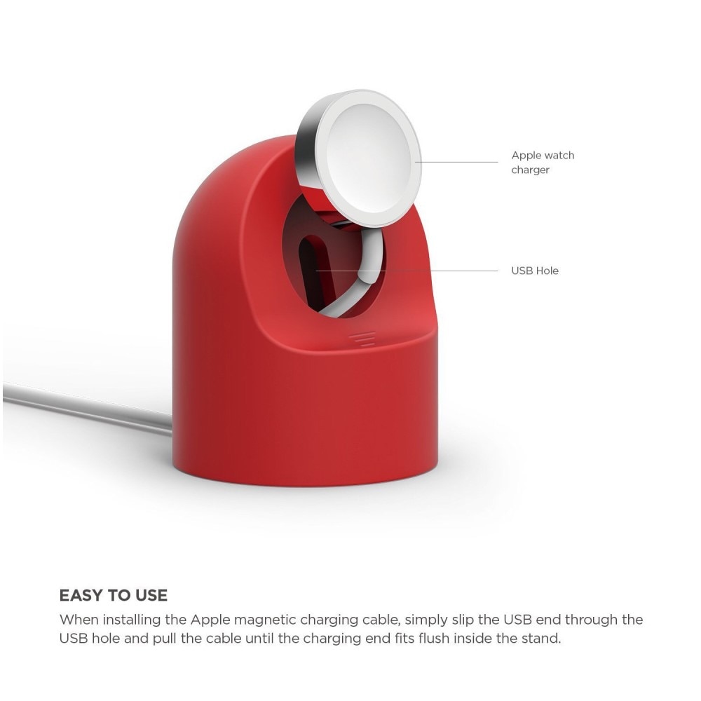 Apple Watch Charging Stand Red