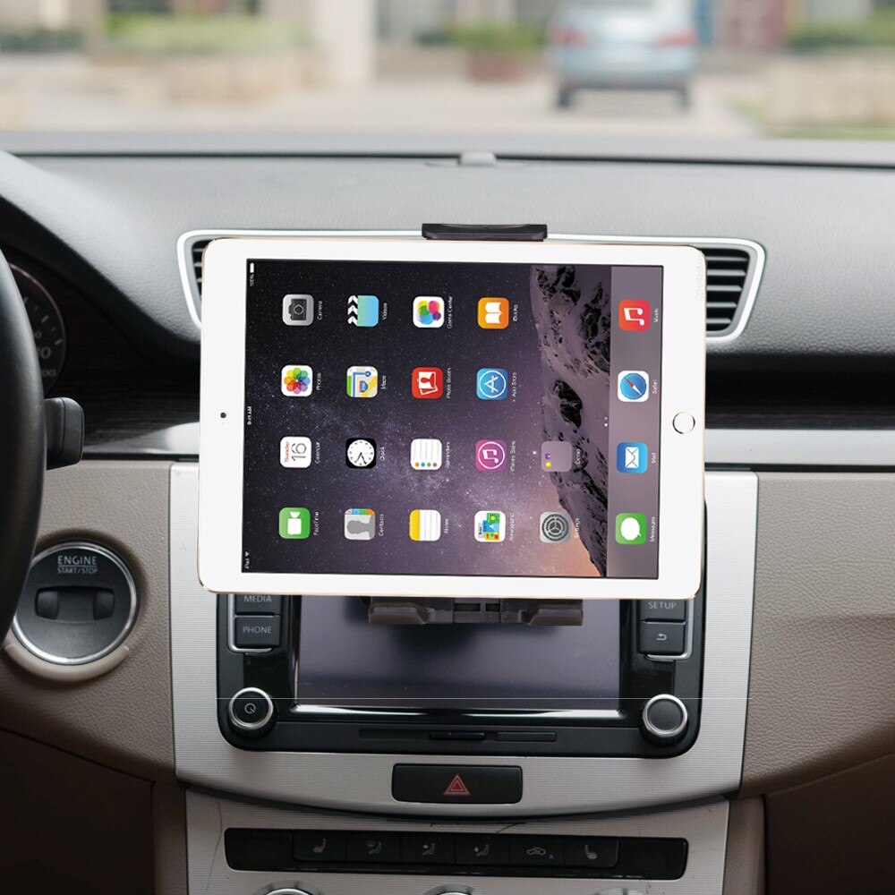 Tablet Holder Car Air Vent Mount up to 11" Black