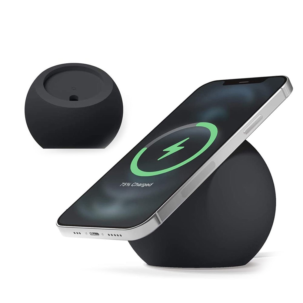 Round  Charging Stand for MagSafe Charger Black