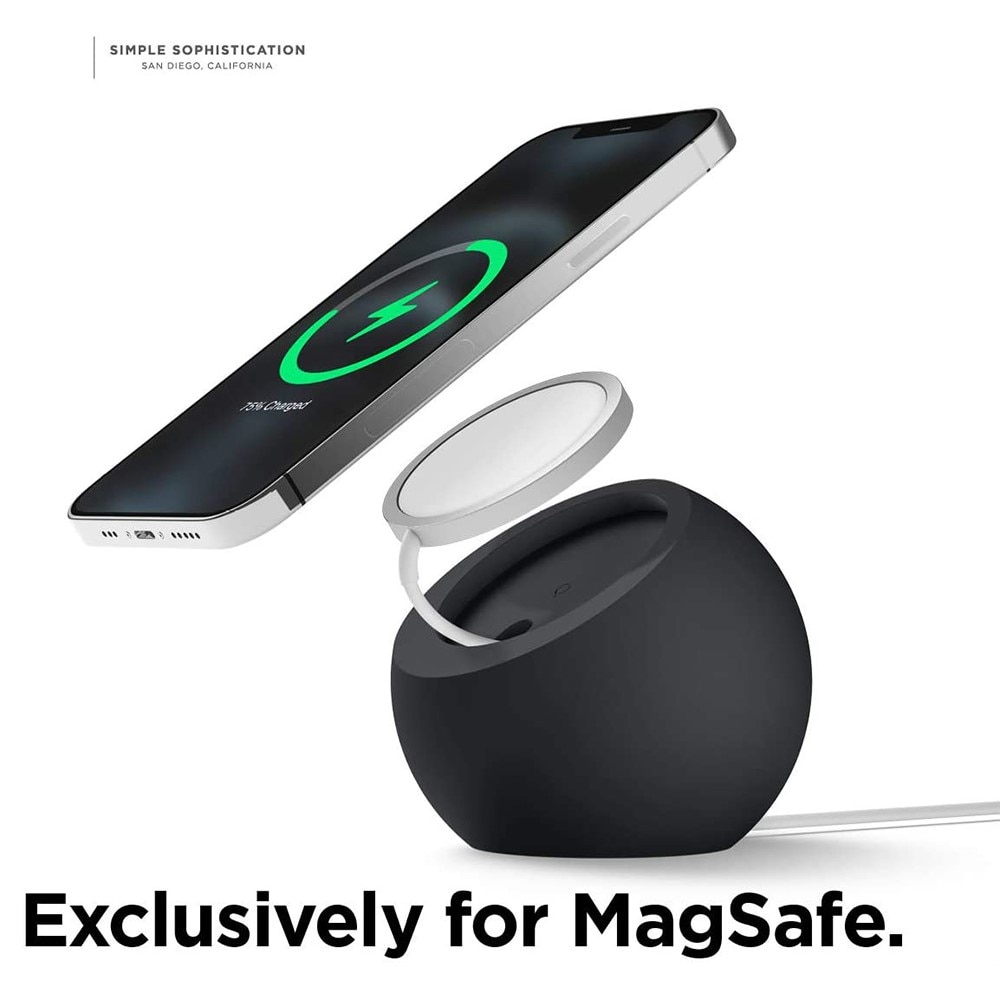 Round  Charging Stand for MagSafe Charger Black