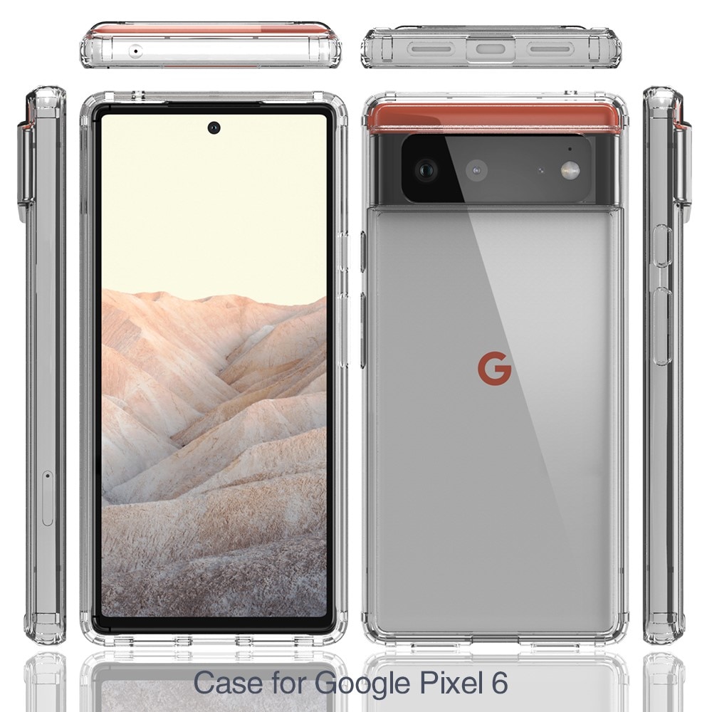 Google Pixel 6 Crystal Hybrid Case Transparent