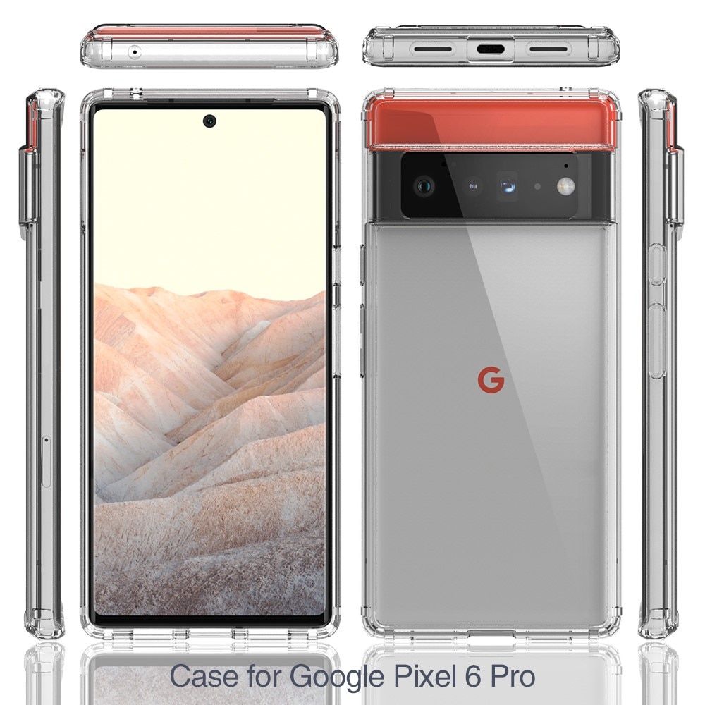 Google Pixel 6 Pro Crystal Hybrid Case Transparent