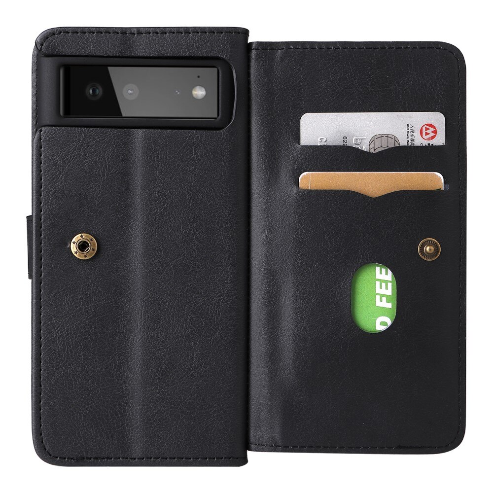 Google Pixel 6 Wallet Cover Multi-slot Black