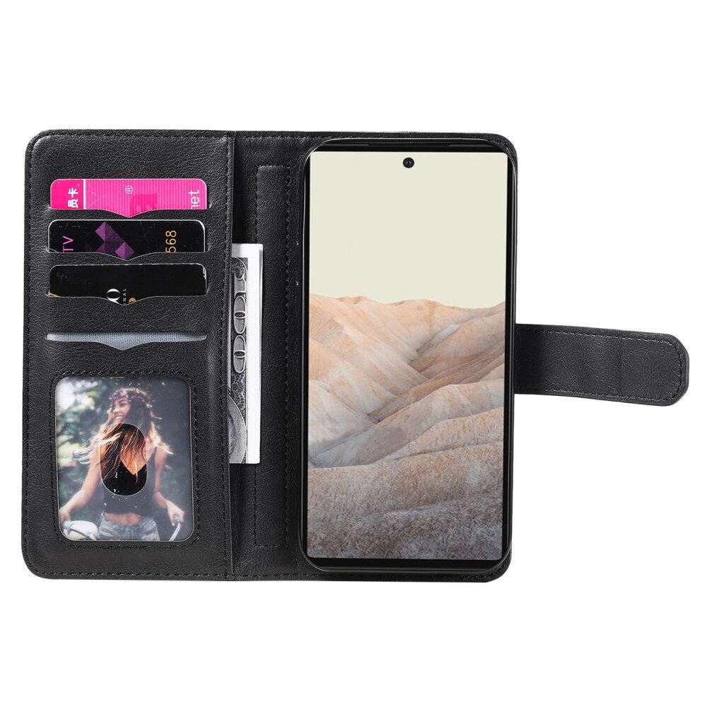 Google Pixel 6 Wallet Cover Multi-slot Black