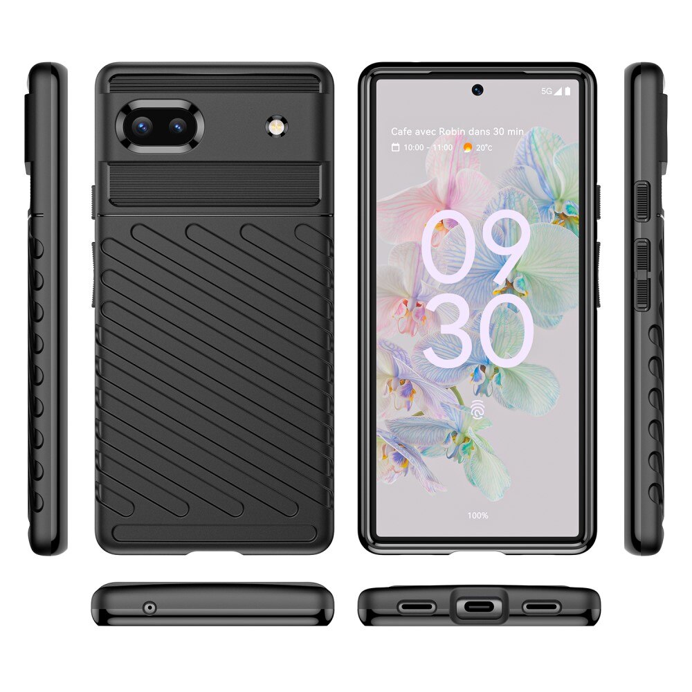 Google Pixel 6a Thunder TPU Case Black