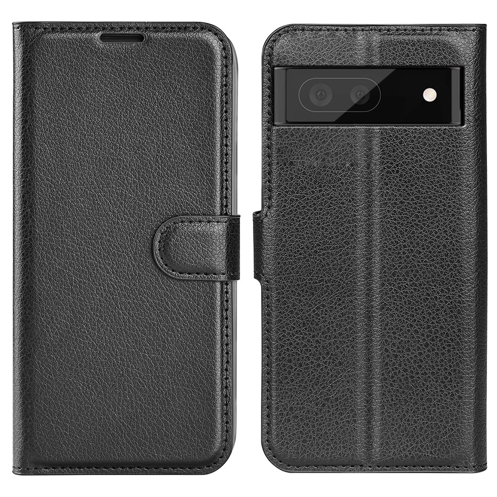 Google Pixel 6a Wallet Book Cover Black