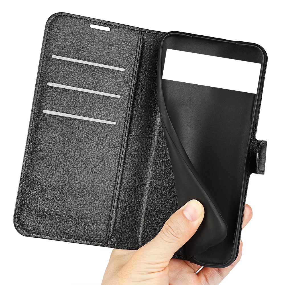 Google Pixel 6a Wallet Book Cover Black