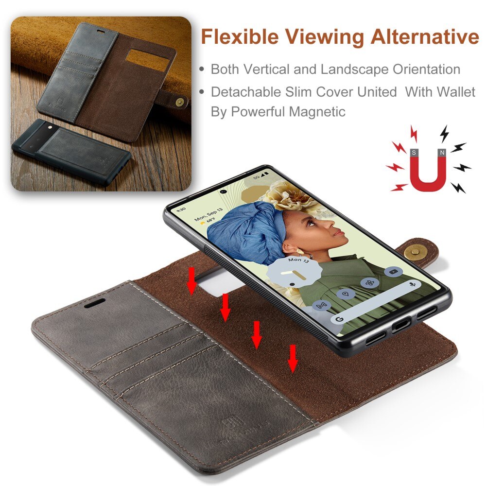 Google Pixel 6 Pro Magnet Wallet Brown