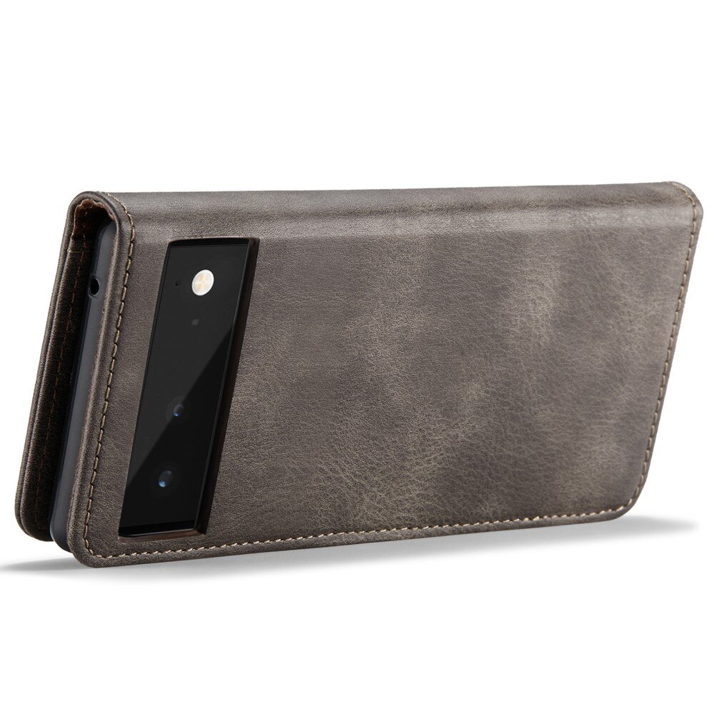 Google Pixel 6 Magnet Wallet Brown