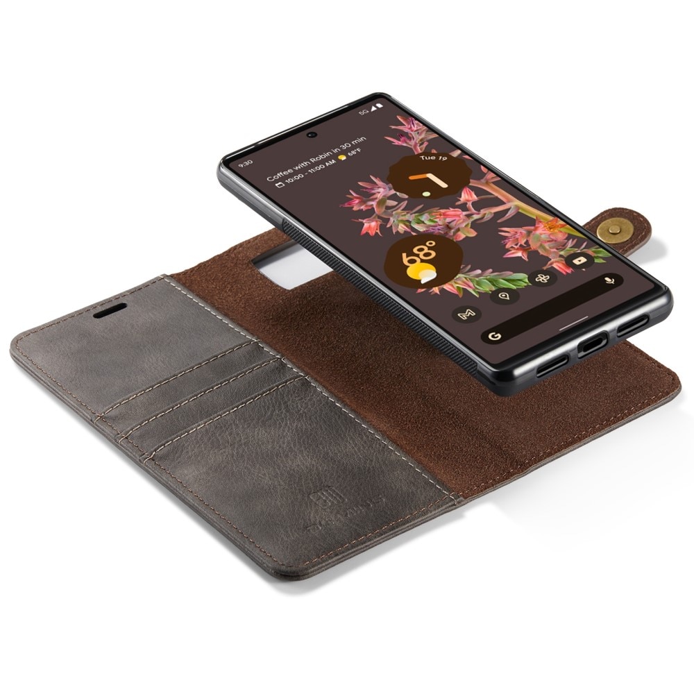 Google Pixel 6 Magnet Wallet Brown