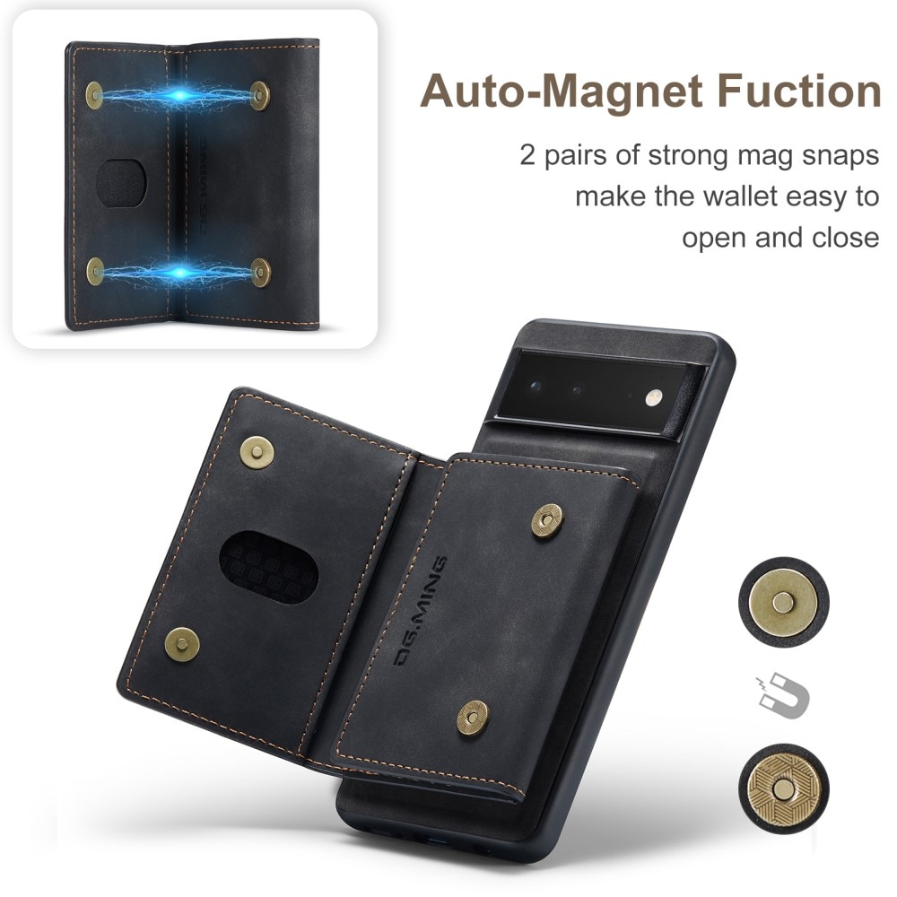 Google Pixel 6 Magnetic Card Slot Case Black