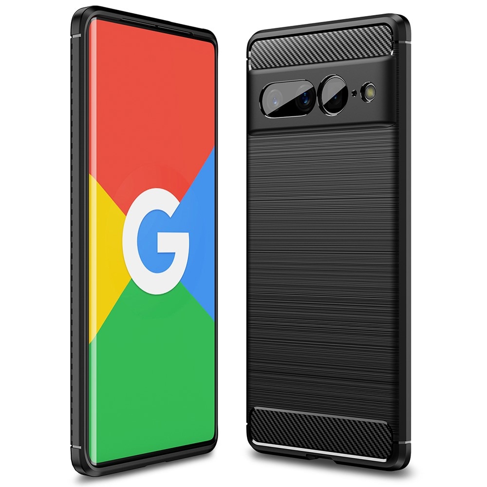 Google Pixel 7 pro Brushed TPU Case Black