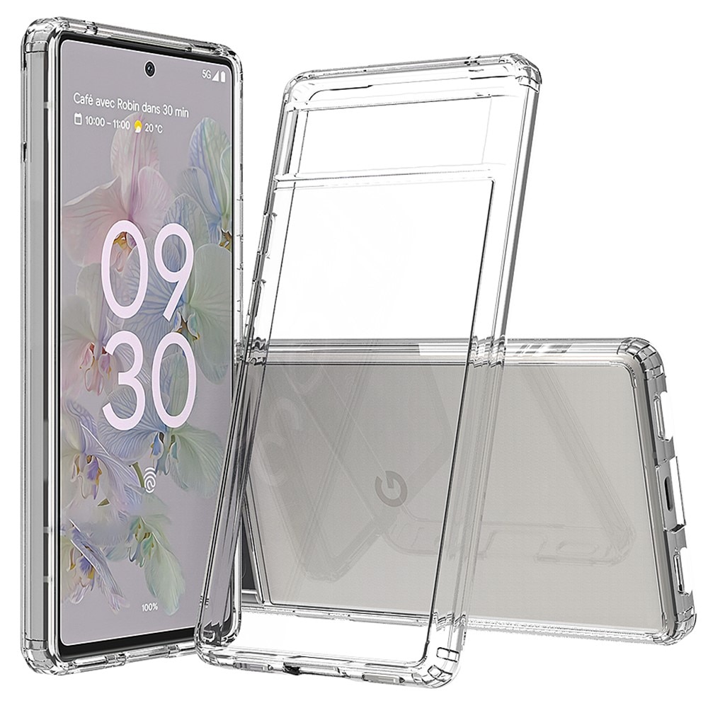 Google Pixel 6a Crystal Hybrid Case Transparent