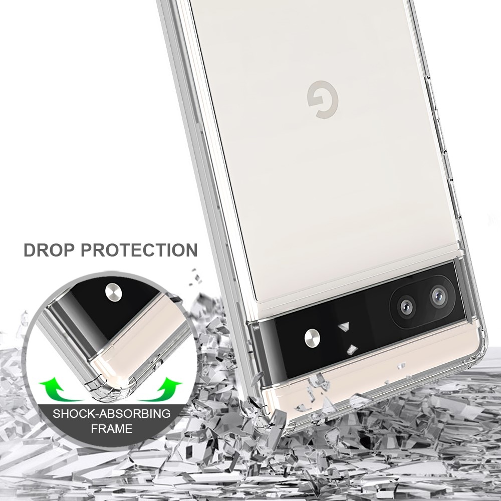 Google Pixel 6a Crystal Hybrid Case Transparent