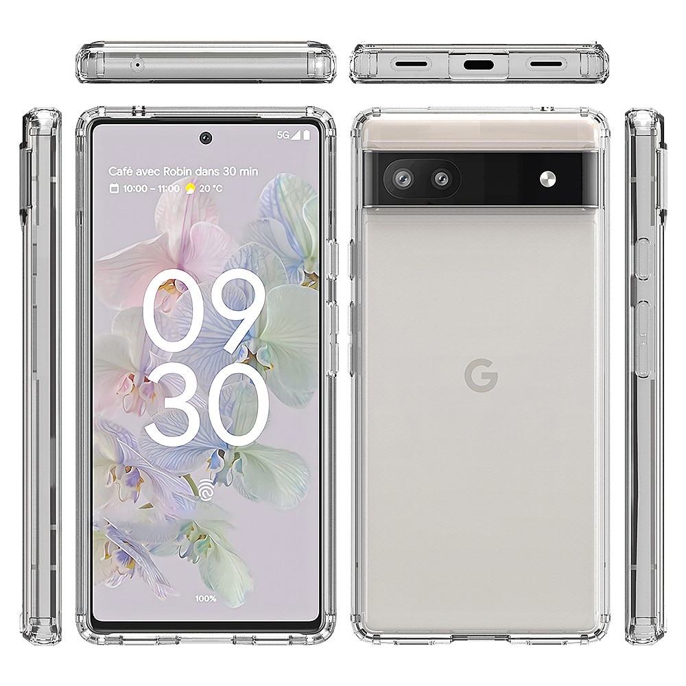 Google Pixel 6a Crystal Hybrid Case Transparent