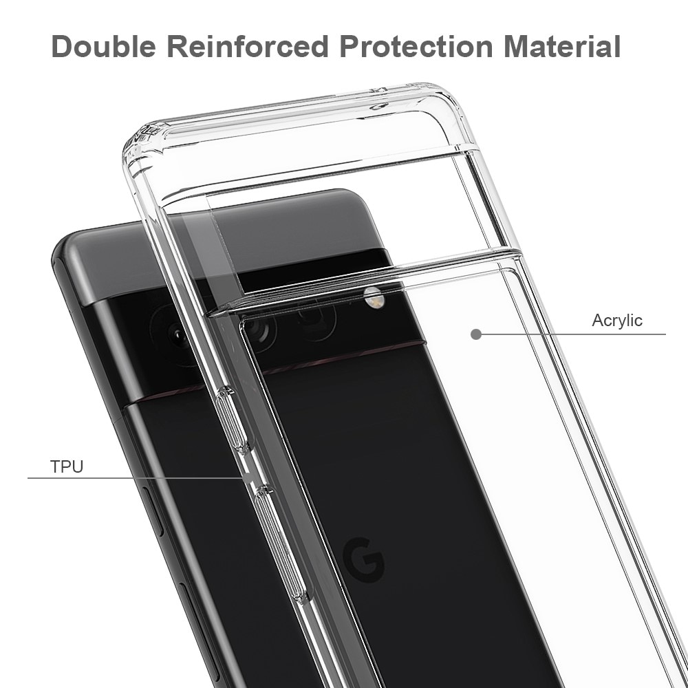 Google Pixel 7 Pro Crystal Hybrid Case Transparent