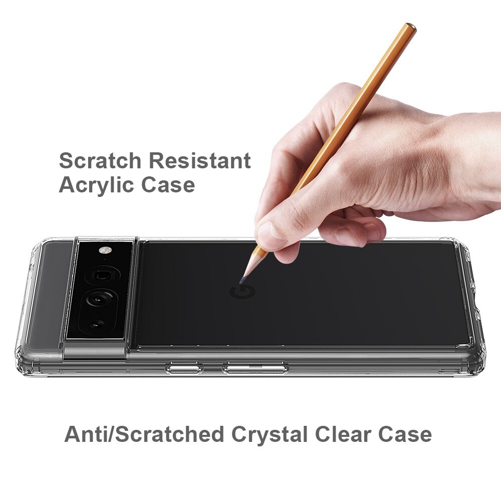 Google Pixel 7 Pro Crystal Hybrid Case Transparent