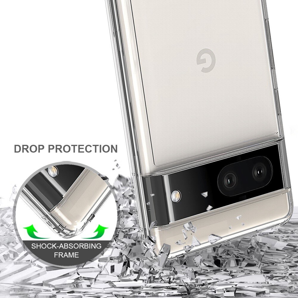 Google Pixel 7 Crystal Hybrid Case Transparent