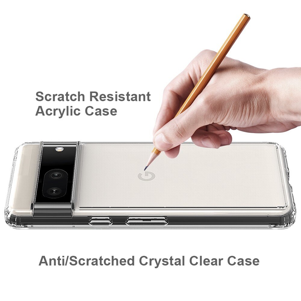 Google Pixel 7 Crystal Hybrid Case Transparent