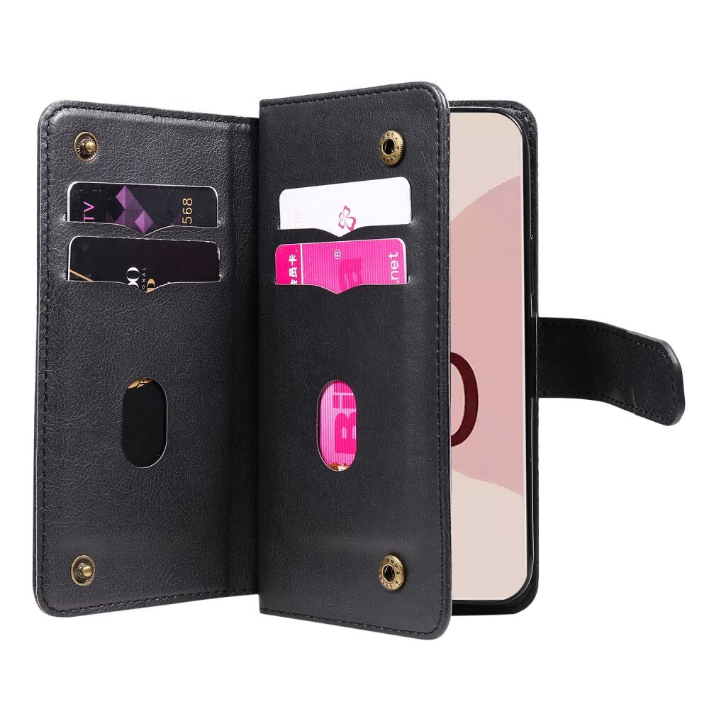 Google Pixel 7 Pro Wallet Cover Multi-slot Black