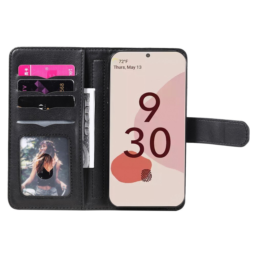 Google Pixel 7 Pro Wallet Cover Multi-slot Black