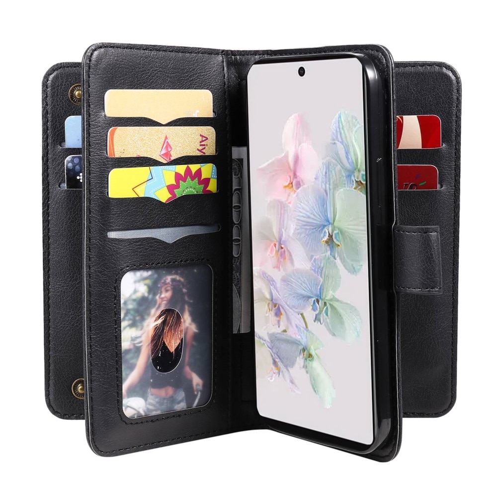 Google Pixel 7 Wallet Cover Multi-slot Black