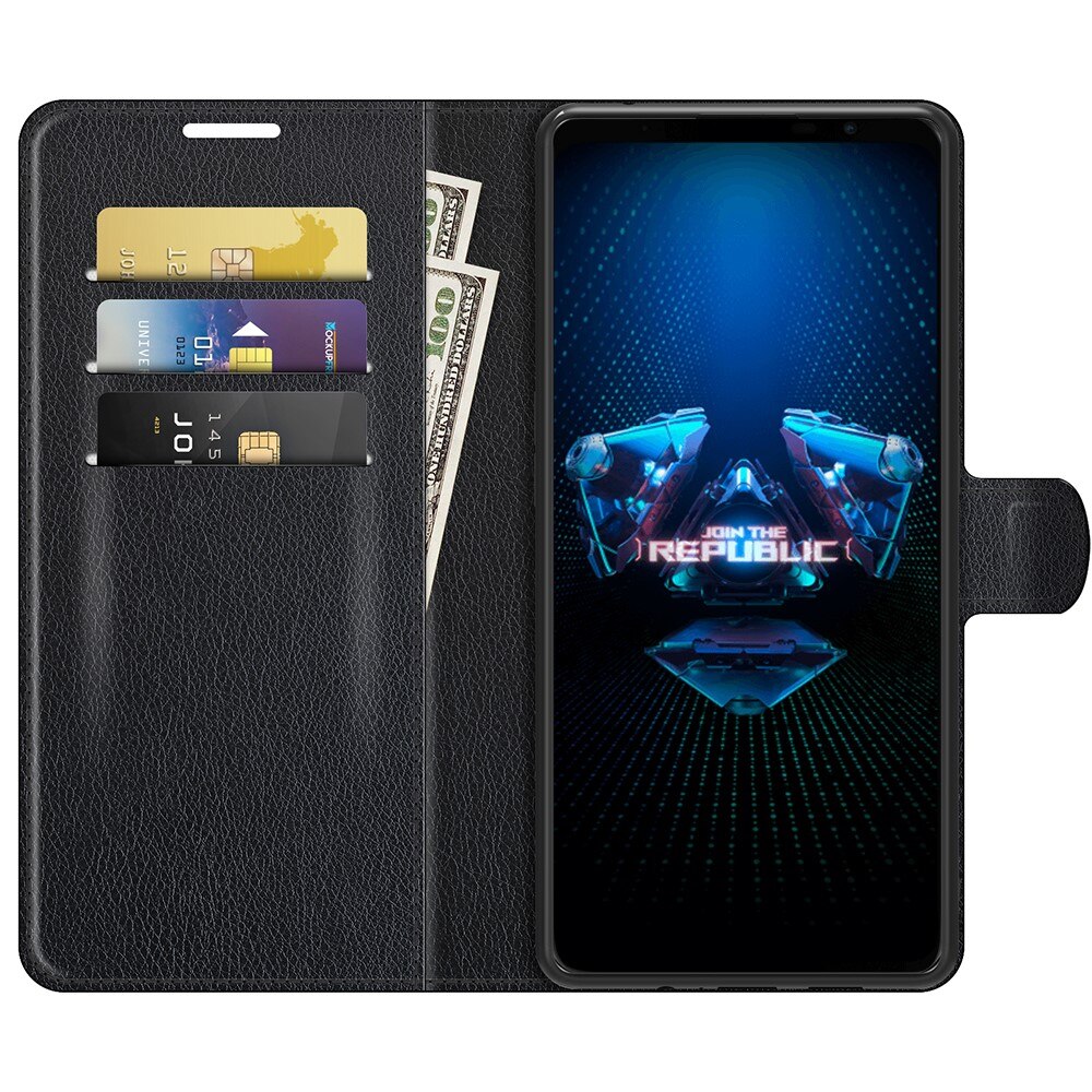 Asus ROG Phone 5 Wallet Book Cover Black