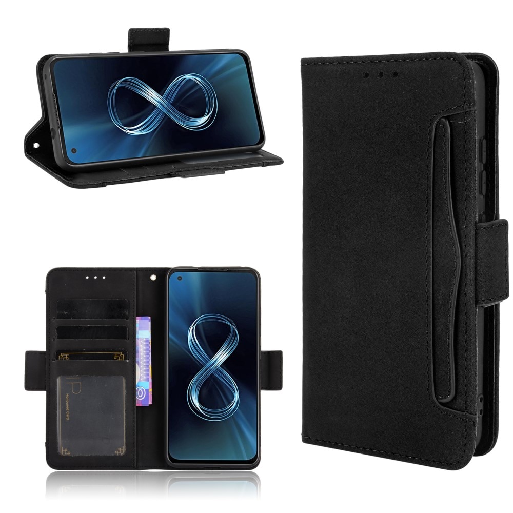 Asus ZenFone 8 Multi Wallet Case Black