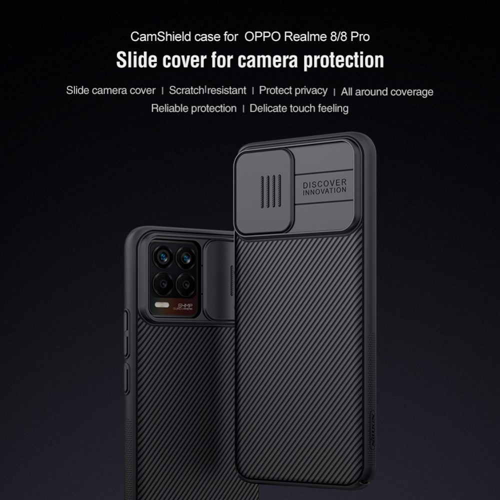 Realme 8/8 Pro CamShield Case Black