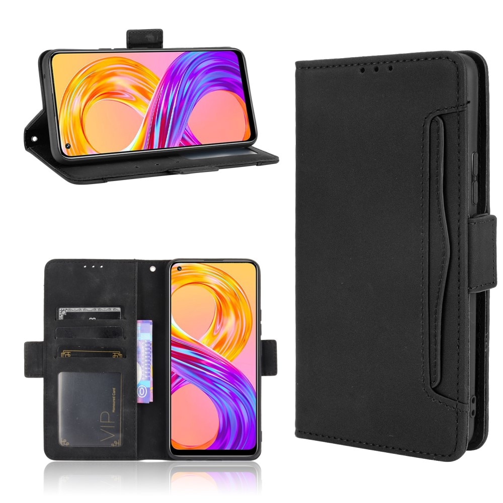 Realme 8/8 Pro Multi Wallet Case Black