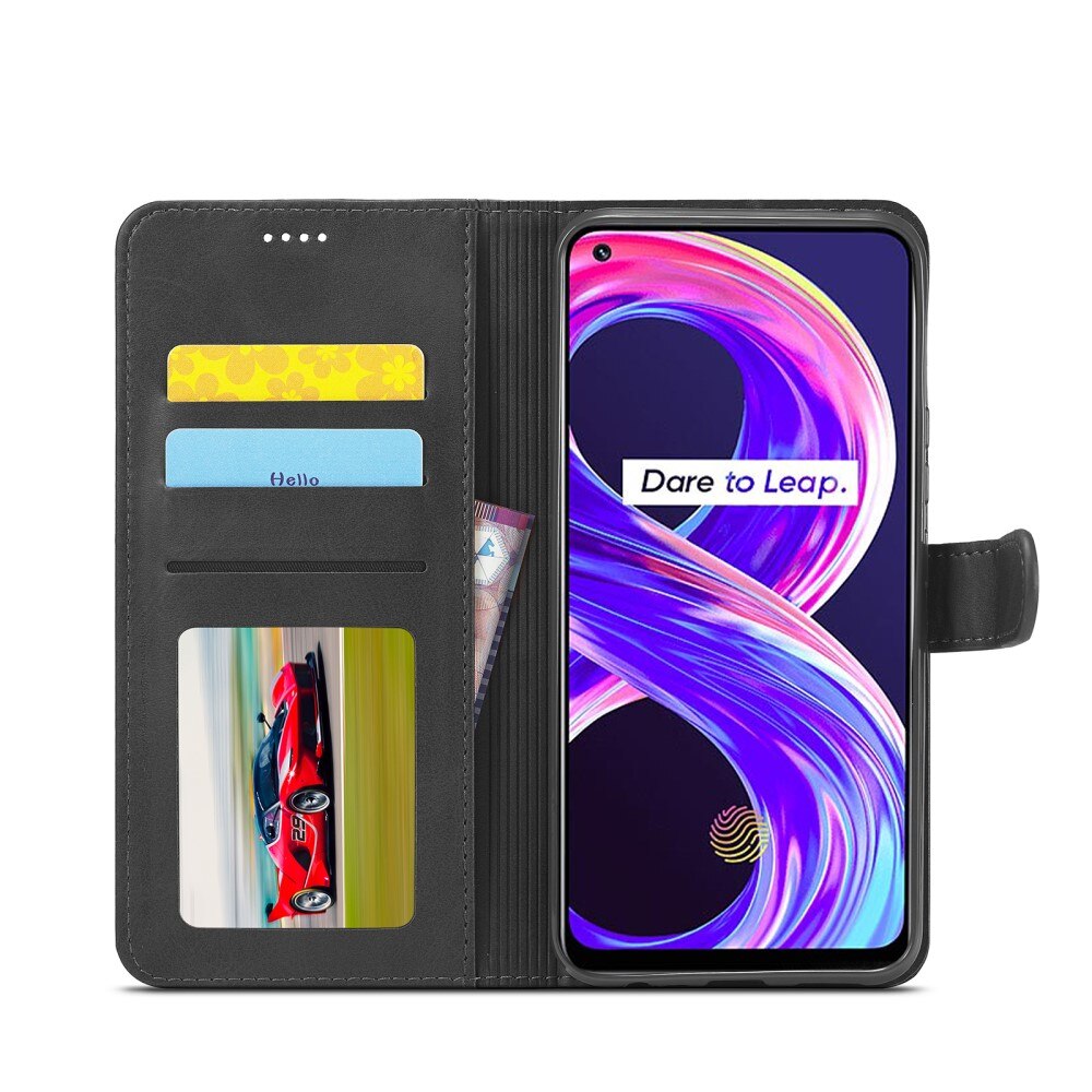 Realme 8/8 Pro Wallet Case Black