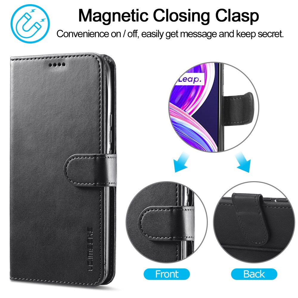 Realme 8/8 Pro Wallet Case Black