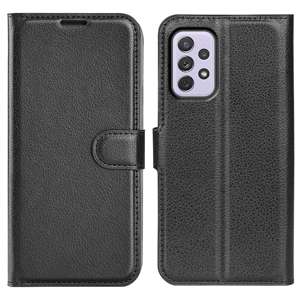 Samsung Galaxy A73 5G Wallet Book Cover Black