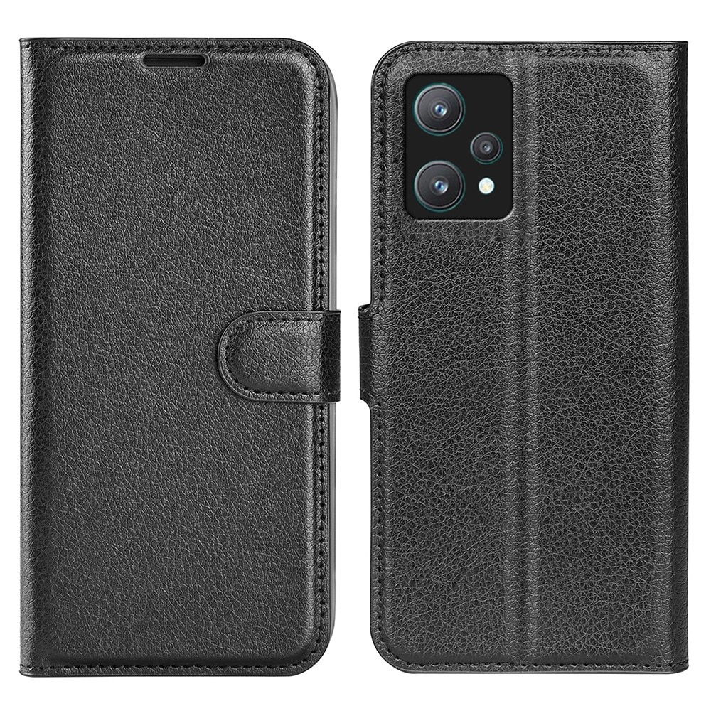 Realme 9 Pro Wallet Book Cover Black