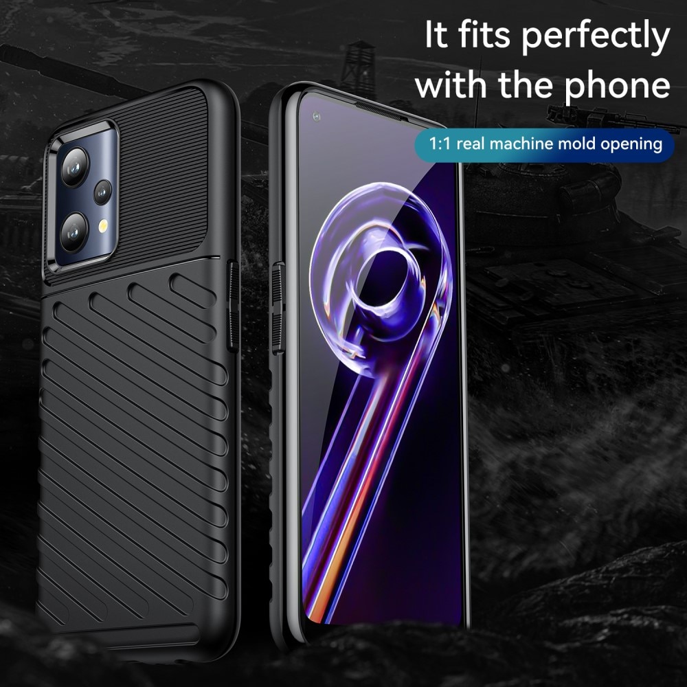 Realme/OnePlus 9 Pro/Nord CE 2 Lite 5G Thunder TPU Case Black