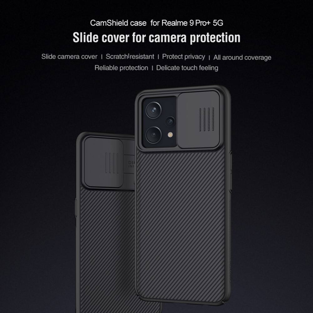 Realme 9 Pro Plus CamShield Case Black